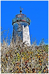 Faulker's Island Light Tower- Digital Painting